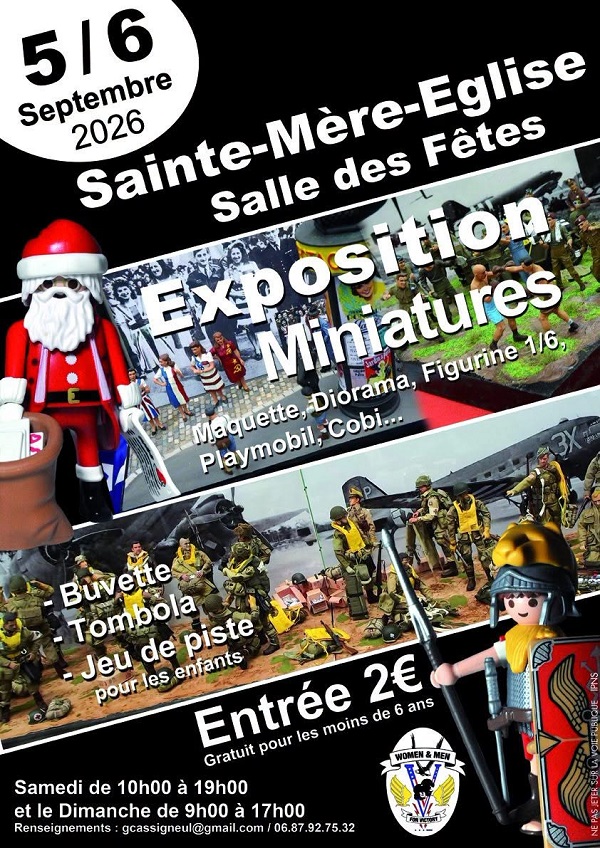 Exposition de miniatures  Sainte-Mère-Église