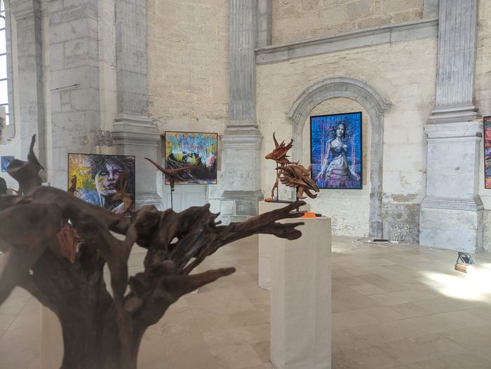 Exposition de peintres amateurs à l’abbaye de Baume-les-Dames, Abbaye de bénédictines, Baume-les-Dames