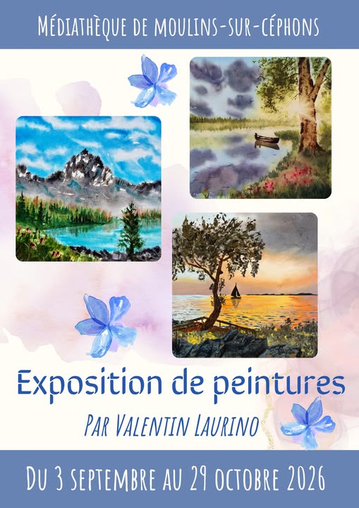 Exposition de peinture Moulins-sur-Céphons