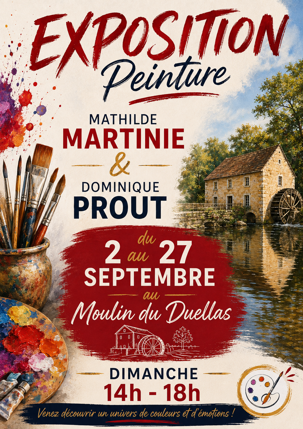 Exposition de peinture  Saint-Martial-d&rsquo;Artenset