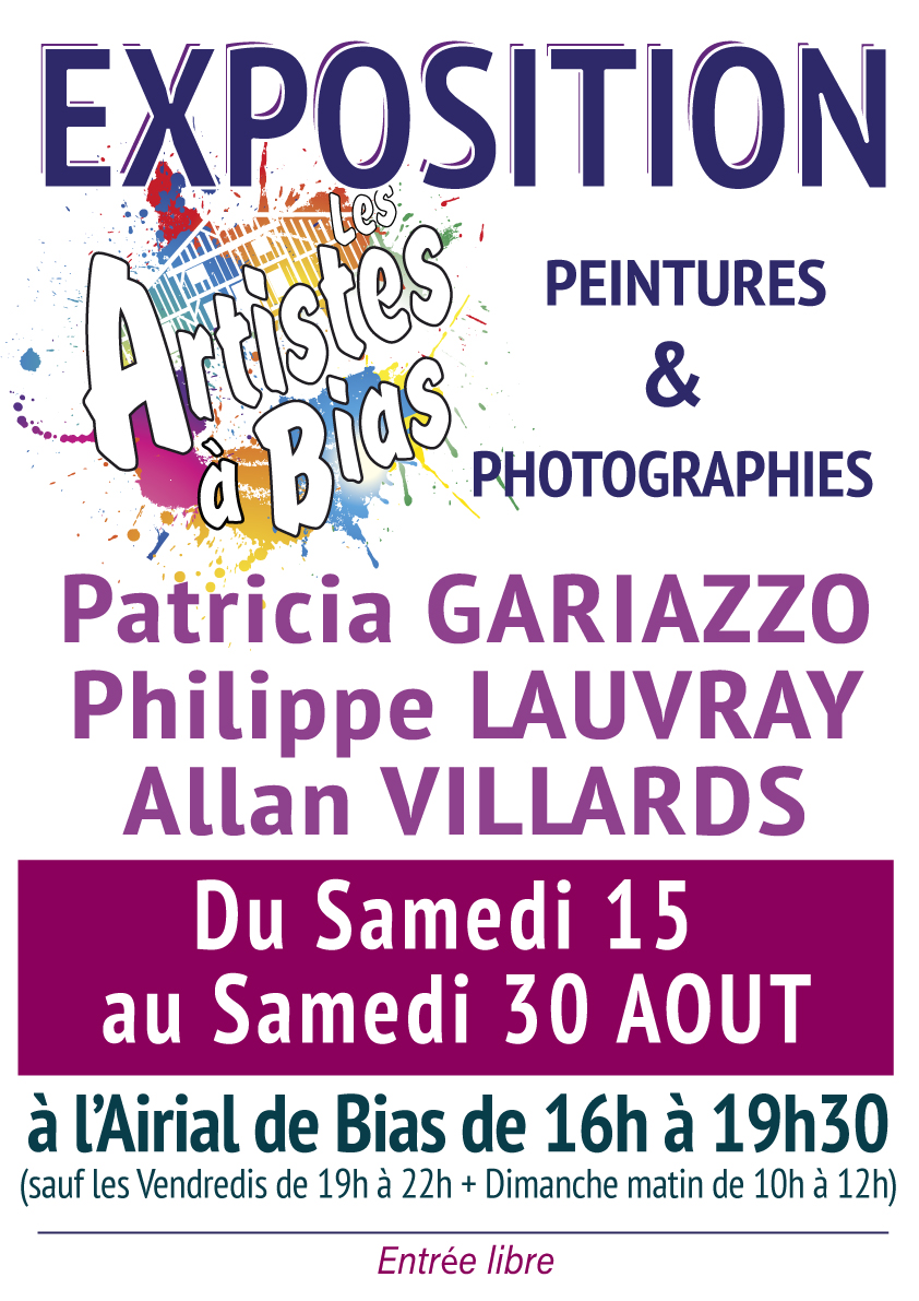 Exposition de peintures et de photographies Bias
