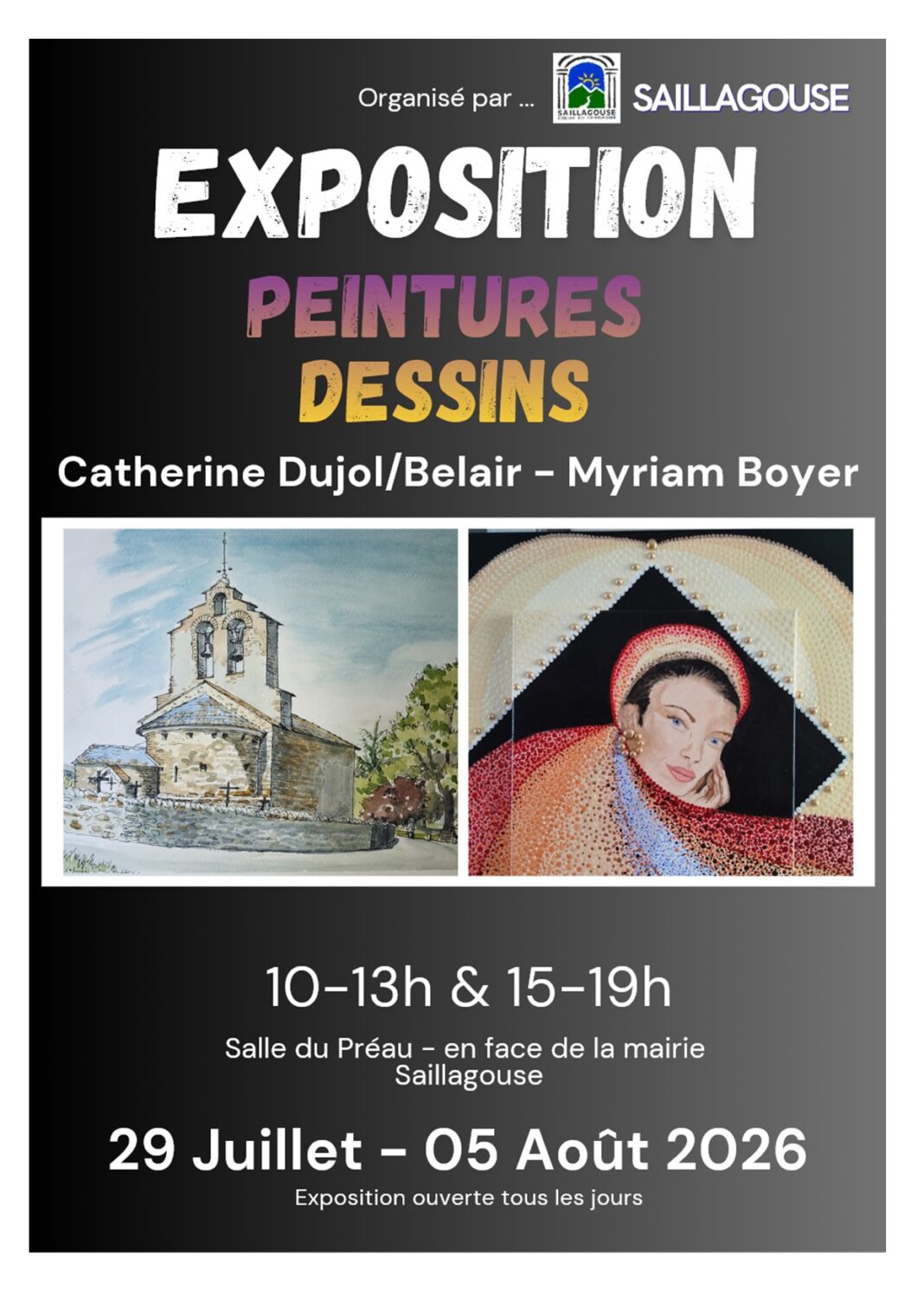 EXPOSITION DE PEINTURES SAILLAGOUSE Saillagouse