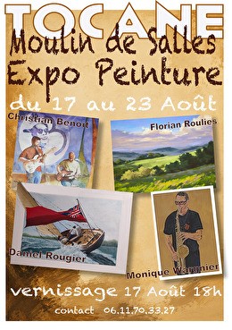 Exposition de peintures Tocane-Saint-Apre