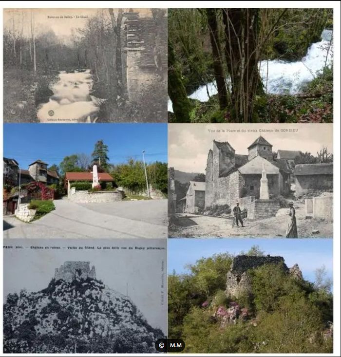 Exposition de photos et cartes postales anciennes Église Priorale de Conzieu Conzieu