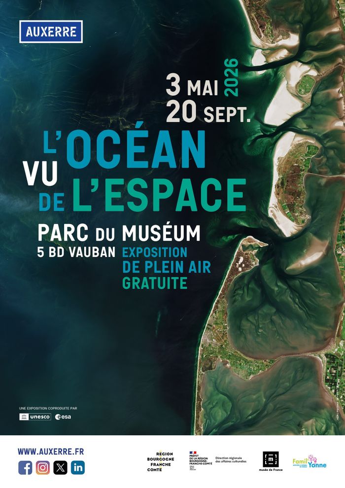 Exposition de plein air L&rsquo;océan vu de l&rsquo;espace, Muséum d’histoire naturelle, Auxerre
