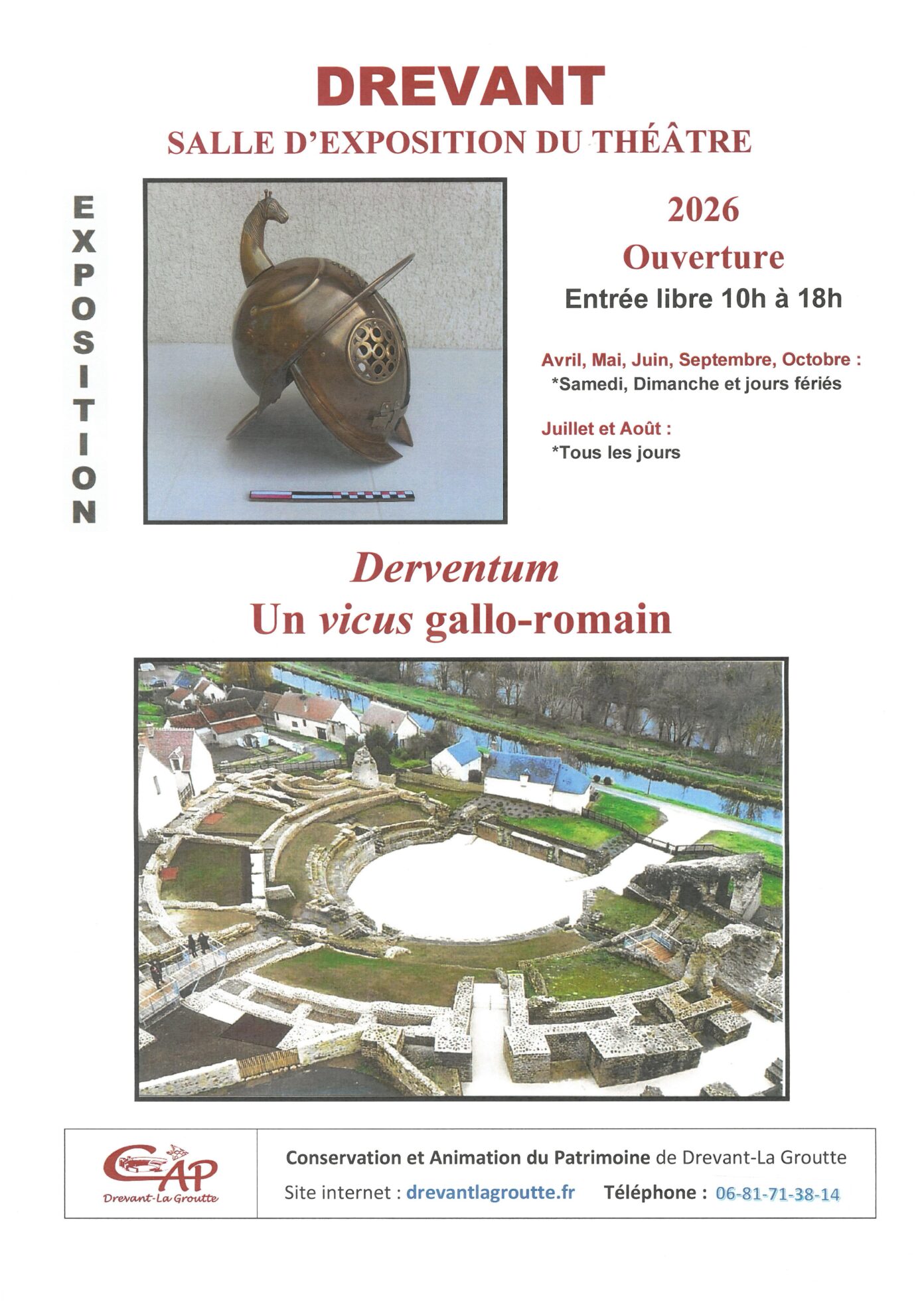 Exposition Derventum, un vicus gallo-romain  Drevant
