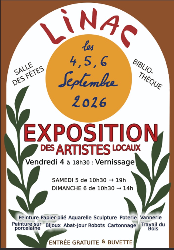 Exposition des artistes locaux  Linac