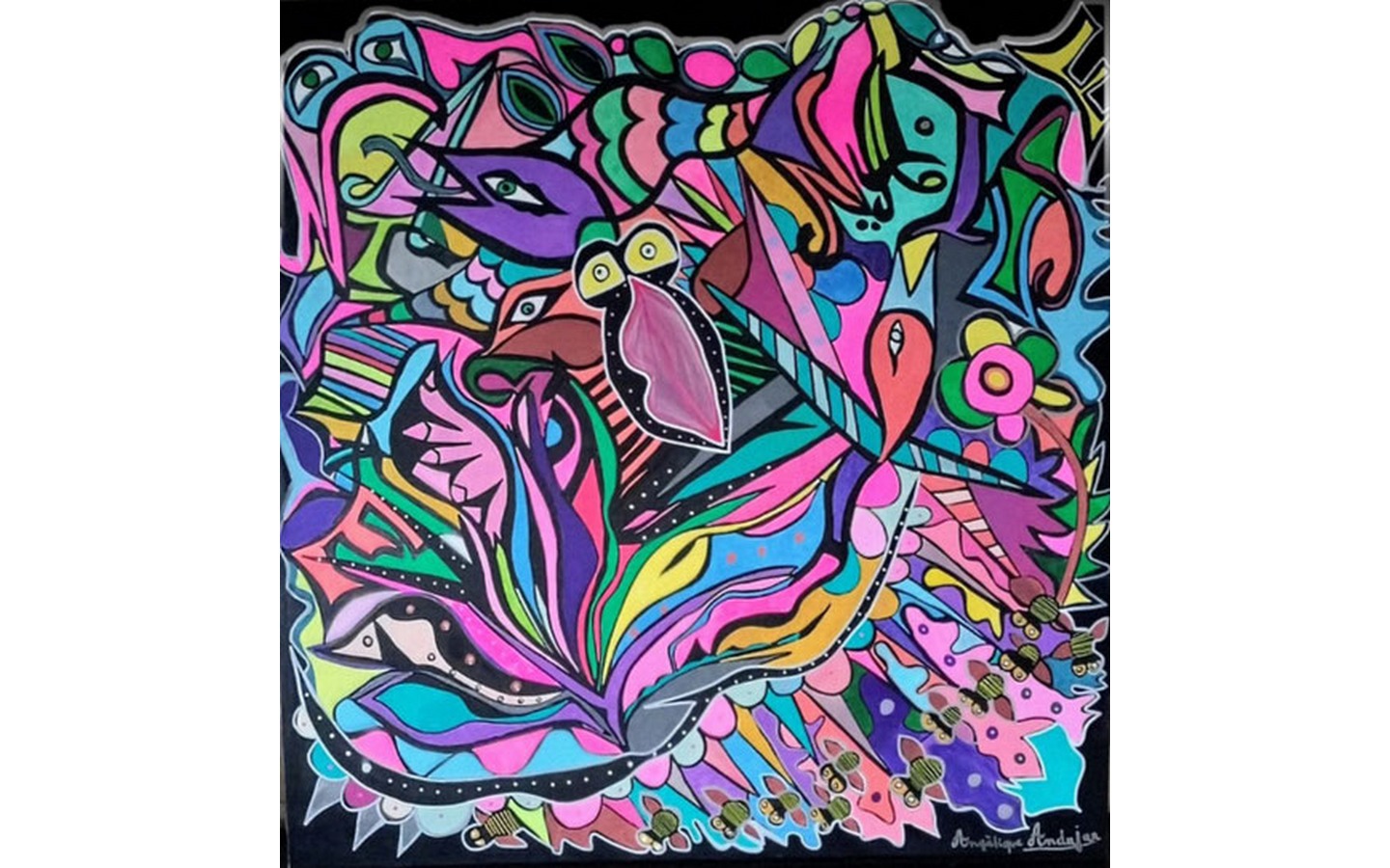 Exposition: EMOTIONS EN COULEUR, Angélique ANDUJAR BELENGUER Espace Dantza Pau