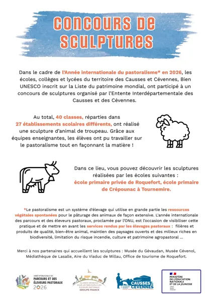 Exposition Entente Causse et Cévennes Roquefort-sur-Soulzon