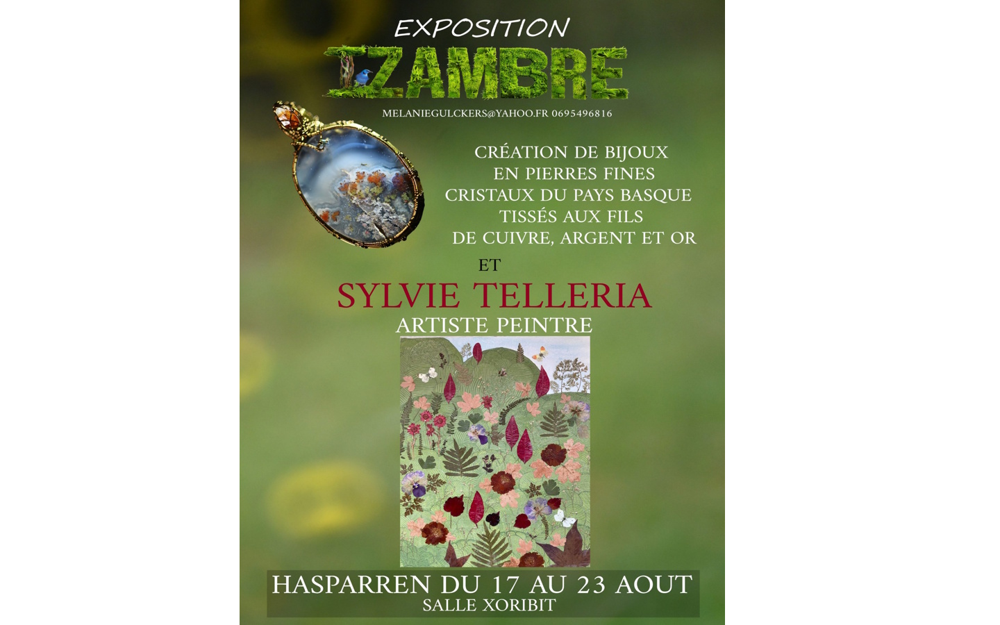 Exposition Izambre Place Saint-Jean Hasparren 2026-08-17