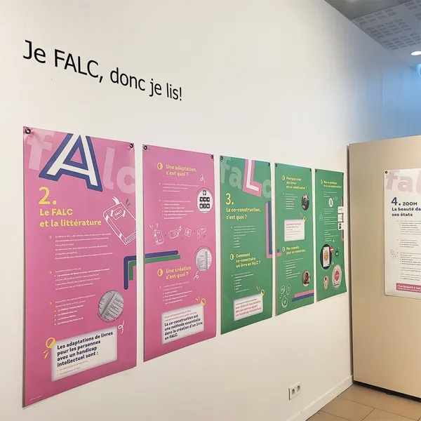 Exposition Je FALC, donc je lis ! Batiment Interactis Chemin de Treize Pierres Villefranche-de-Rouergue