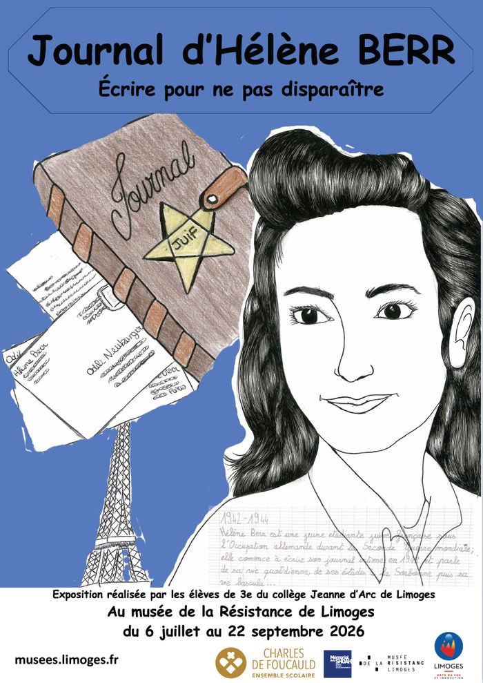Exposition : Le journal d&rsquo;Hélène Berr, Musée de la Résistance, Limoges