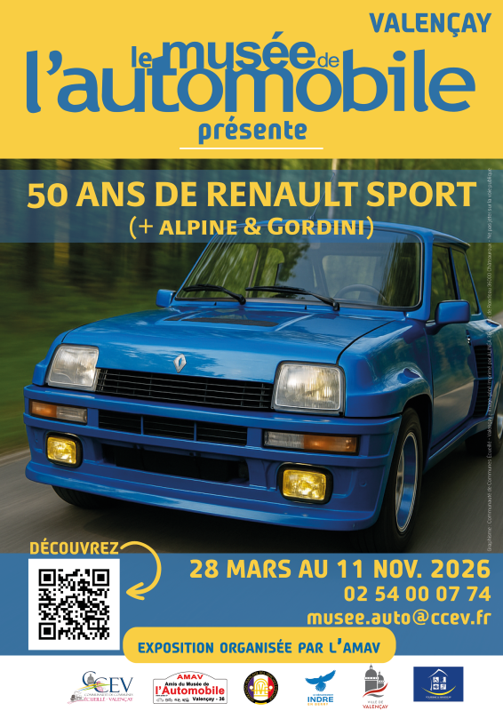 Exposition Les 50 ans de Renault Sport Valençay