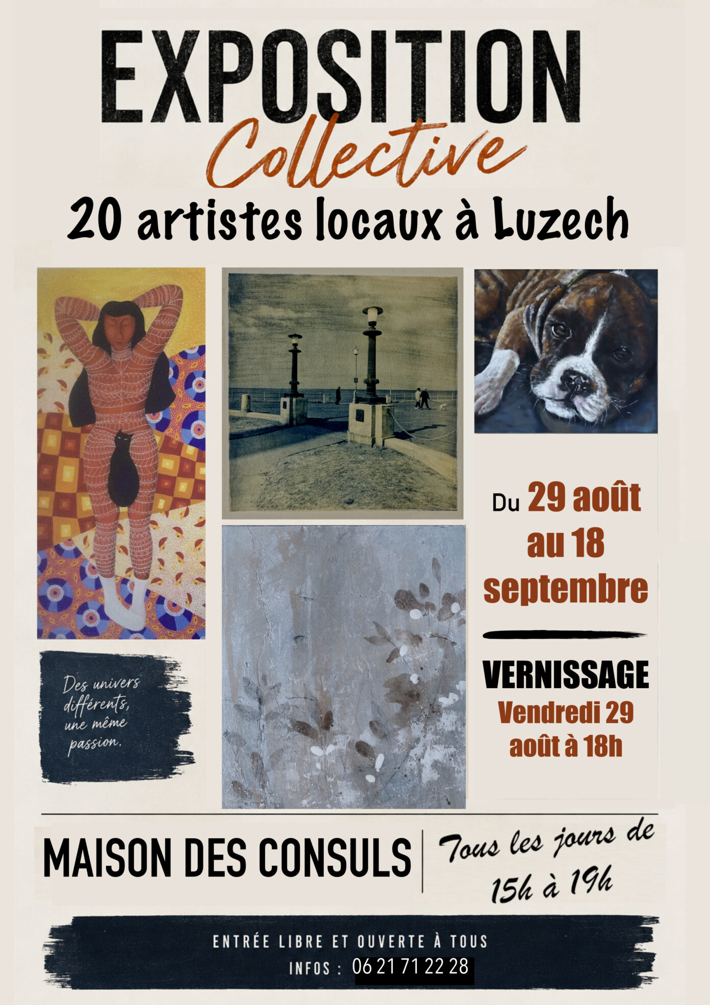 Exposition Les artistes locaux Luzech