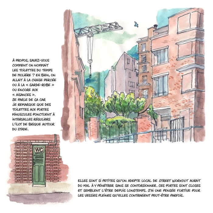 Exposition « Les cités-jardins une utopie habitée », Grilles du jardin Aimé-Césaire, Le Pré-Saint-Gervais