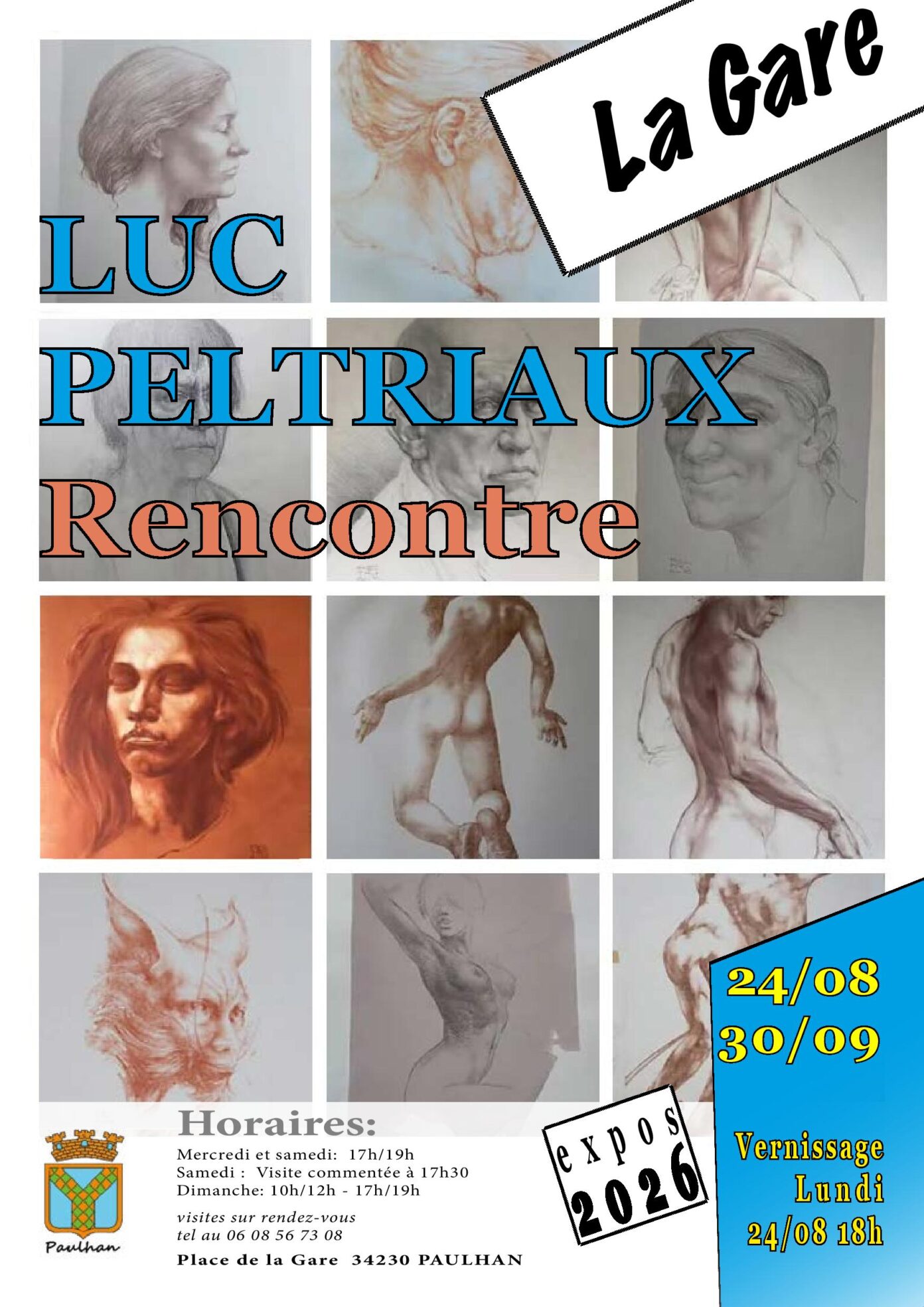 EXPOSITION LUC PELTRIAUX Paulhan