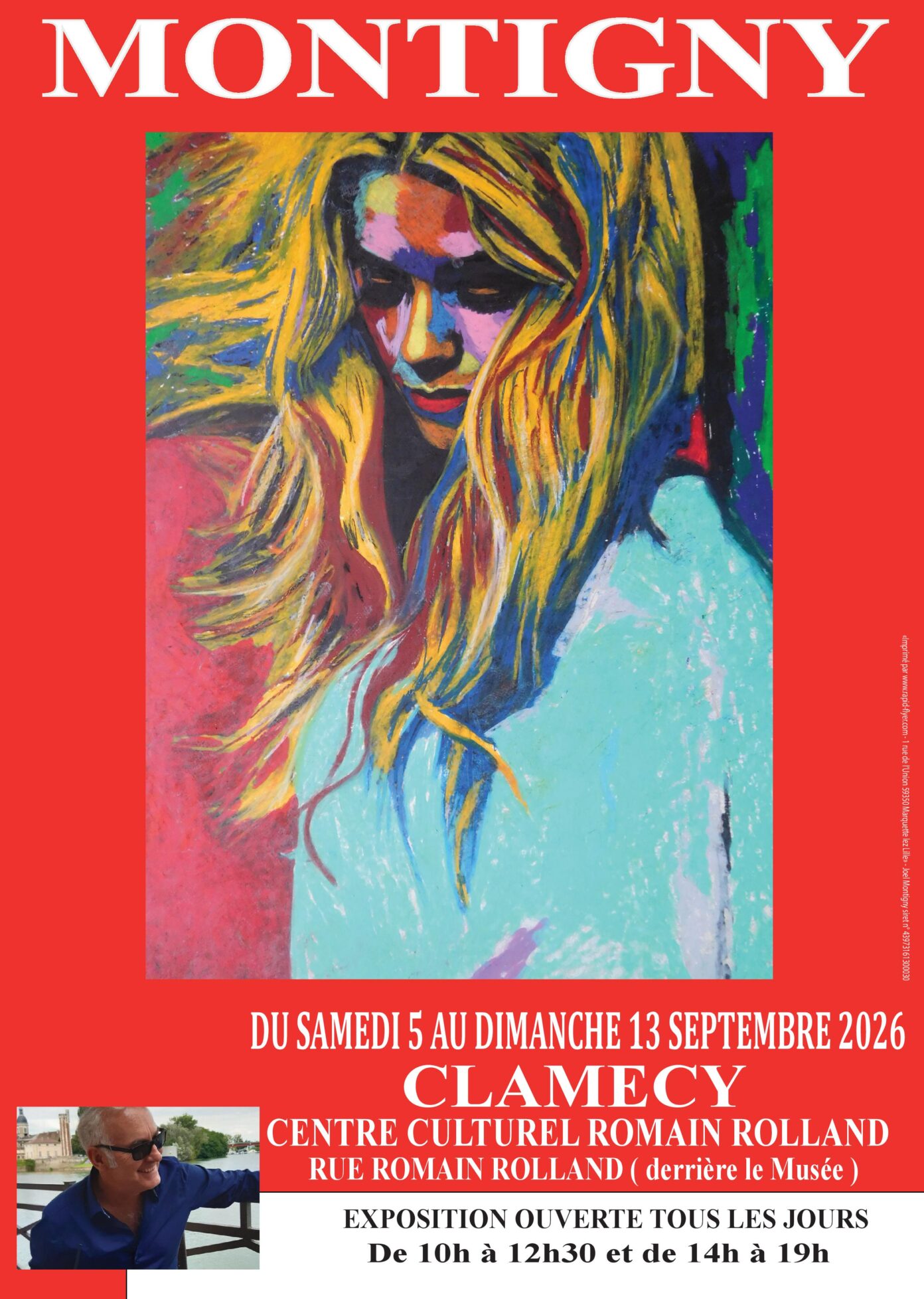Exposition Montigny Rue Romain Rolland (derrière le musée) Clamecy