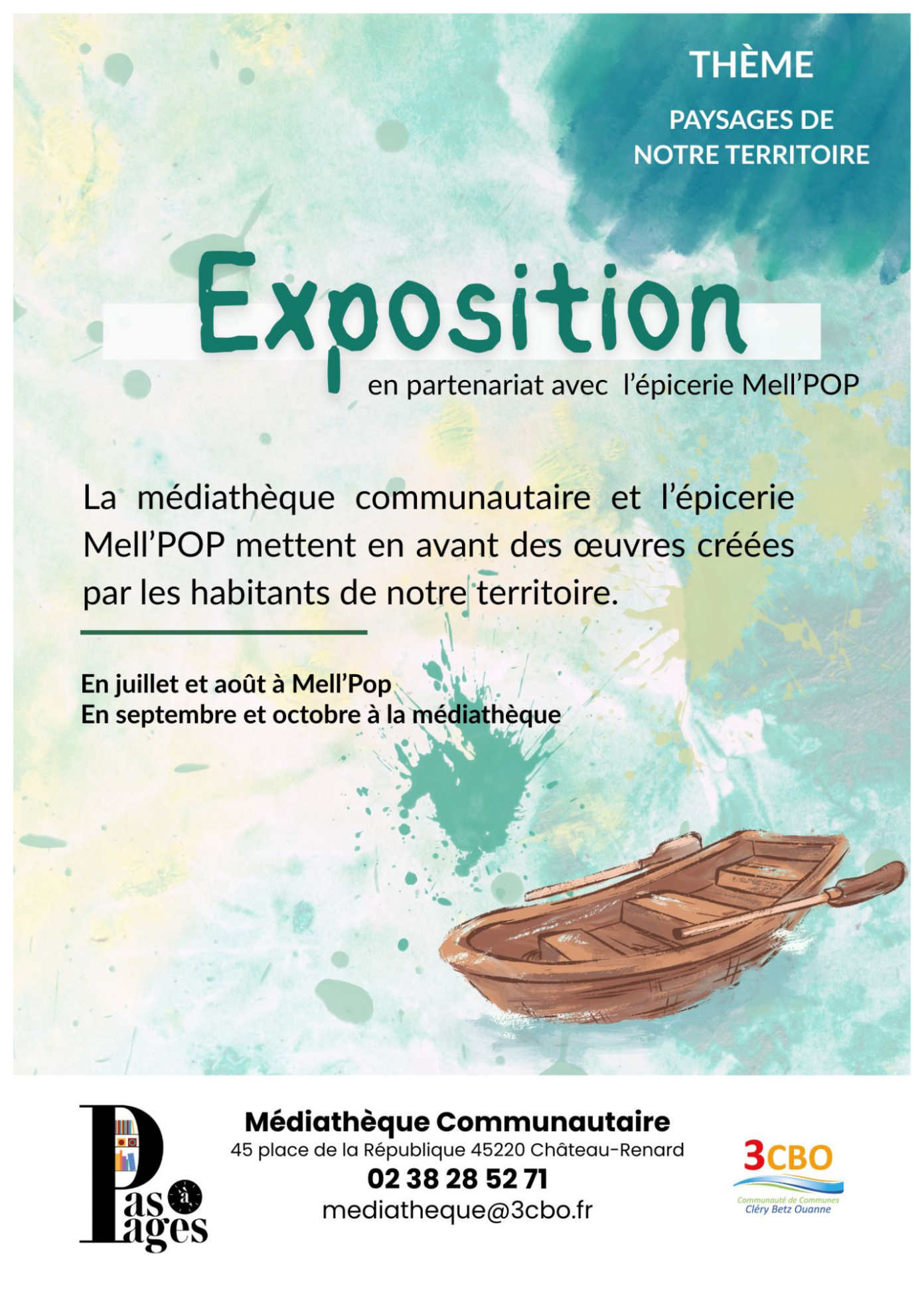 Exposition Paysages de notre territoire Château-Renard