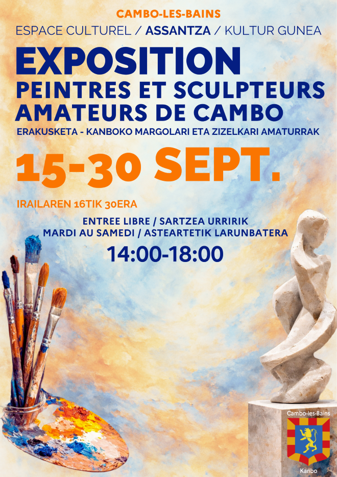 Exposition Peintres et sculpteurs amateurs de Cambo Espace Culturel Assantza Cambo-les-Bains