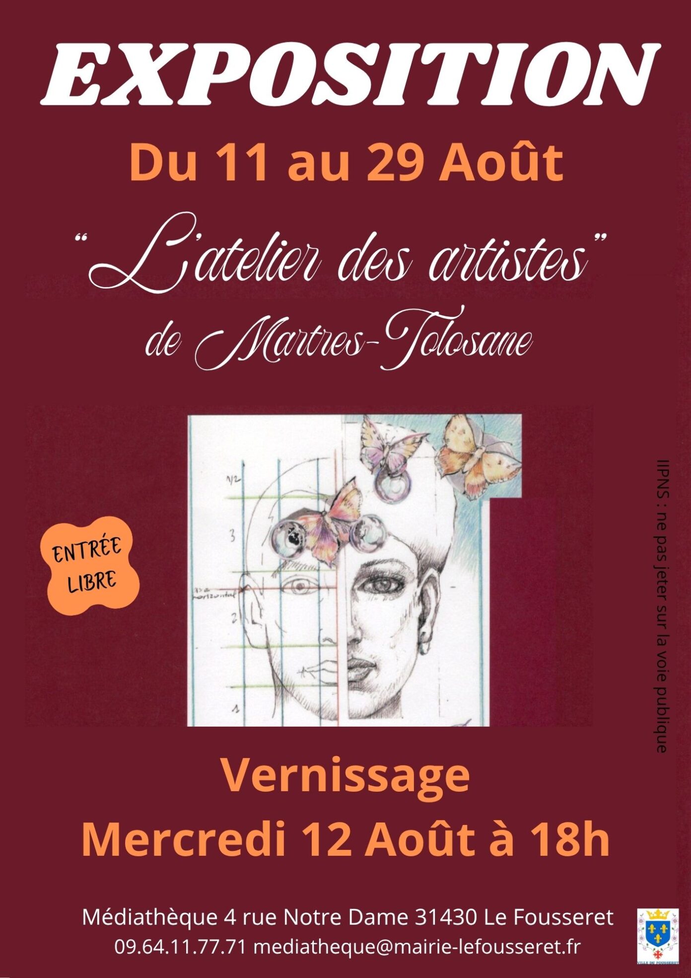 EXPOSITION PEINTUE MÉDIATHÈQUE Le Fousseret