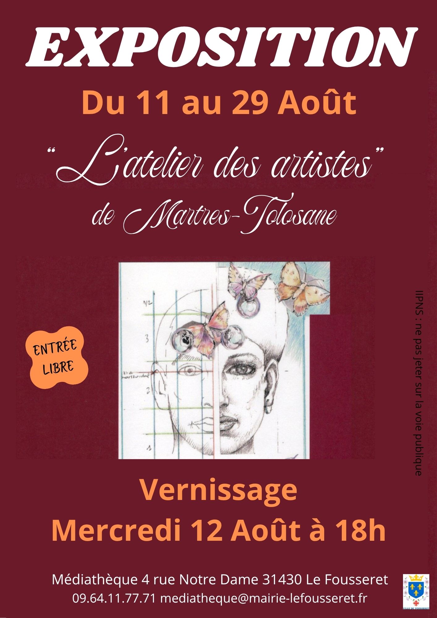 EXPOSITION PEINTUE 4 Rue Notre Dame Le Fousseret 2026-08-11