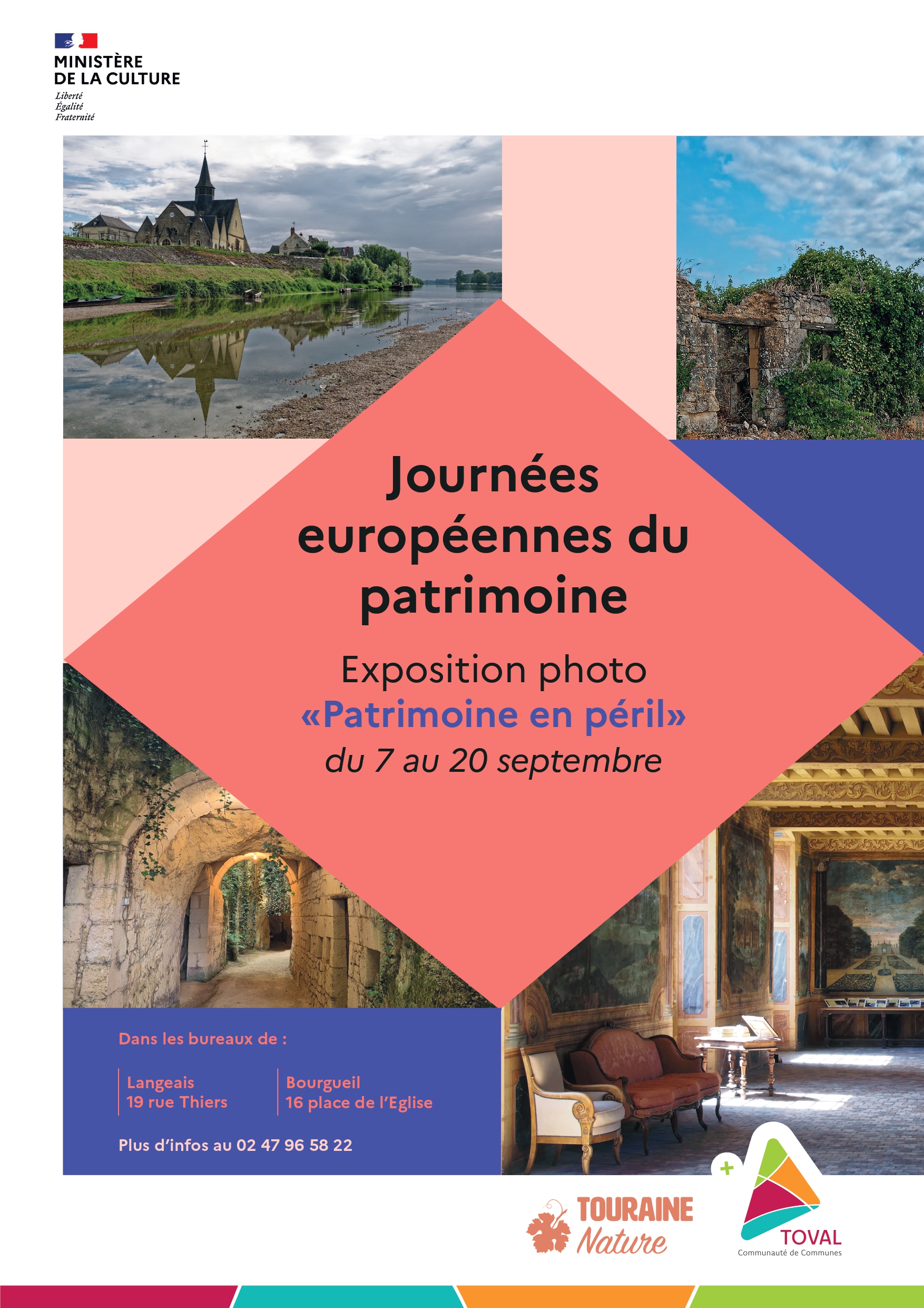 Exposition photo Patrimoine en péril 19 Rue Thiers Langeais 2026-09-07