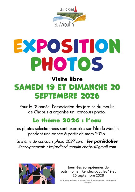 Exposition photos au Moulin de Chabris Impasse du Moulin Chabris 2026-09-19