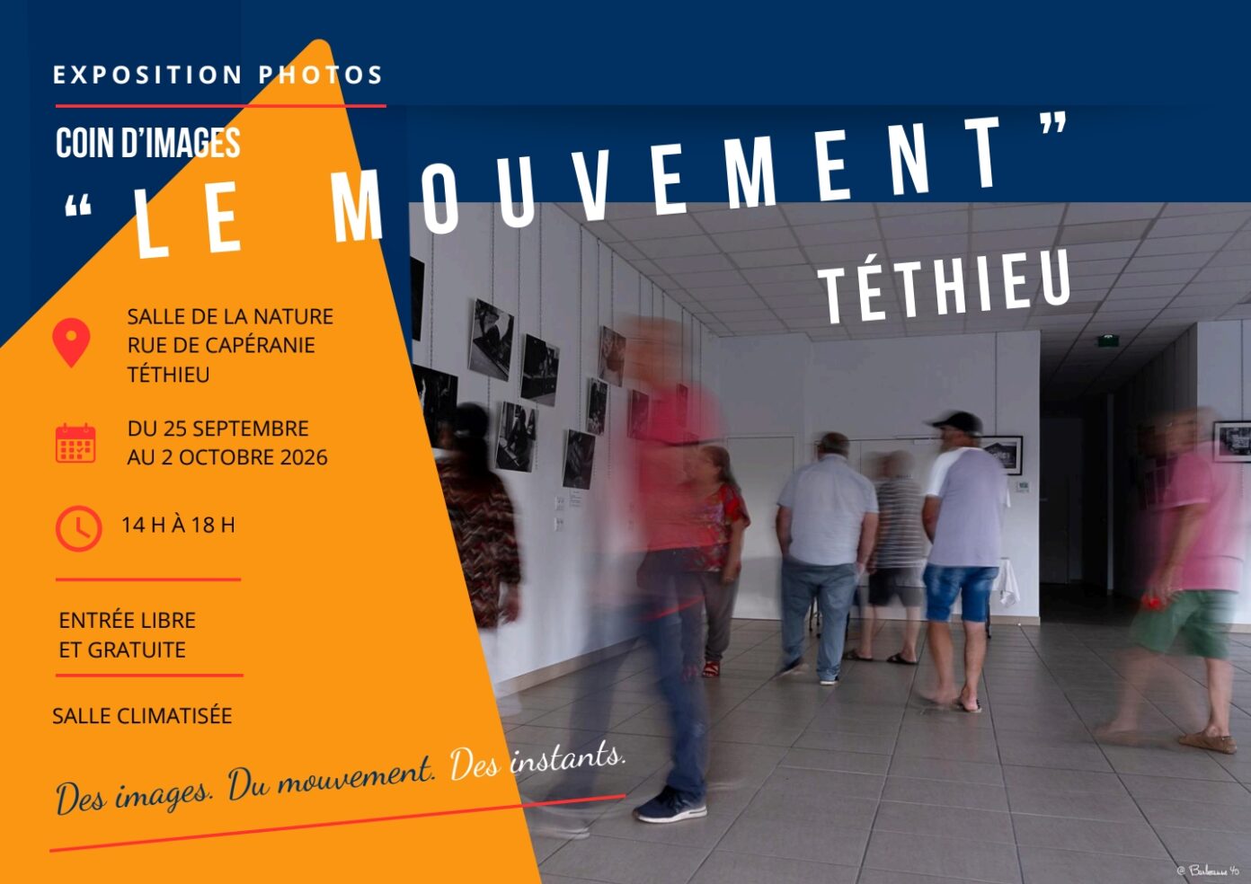 Exposition photos rue de la Capéranie Téthieu