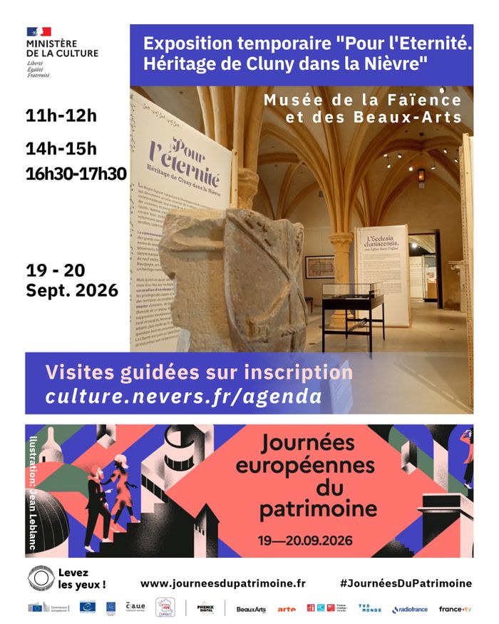 Exposition « Pour l’éternité. Héritage de Cluny dans la Nièvre », Musée de la faïence et des beaux-arts, Nevers