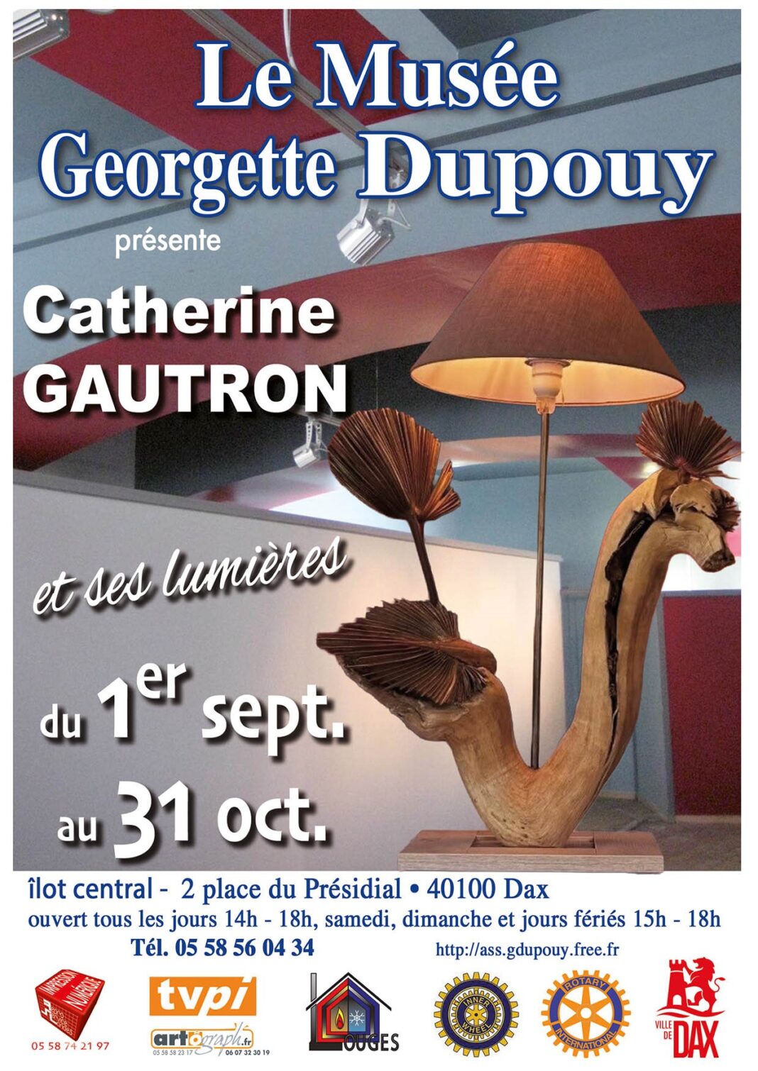 Exposition sculpture Musée Georgette Dupouy Dax