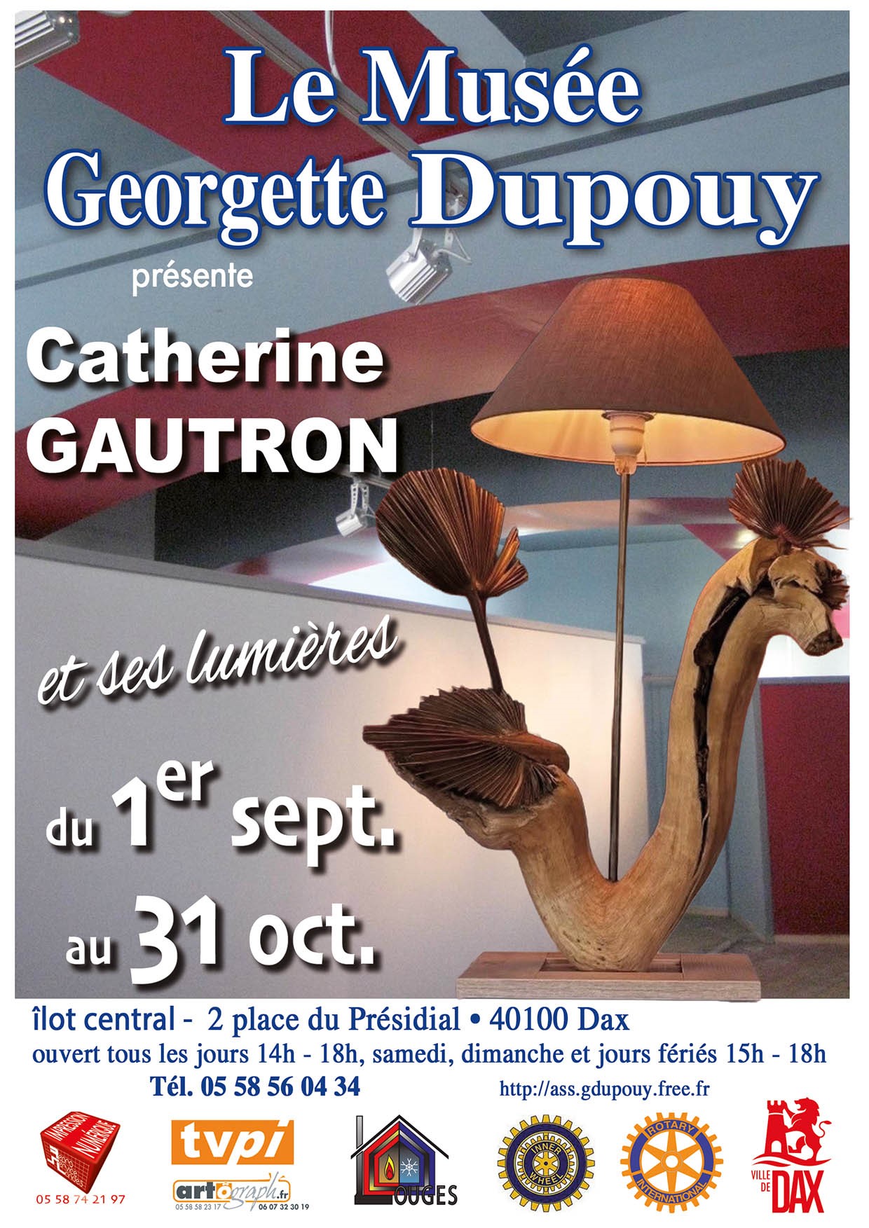 Exposition sculpture 2 place du présidial Dax 2026-09-01