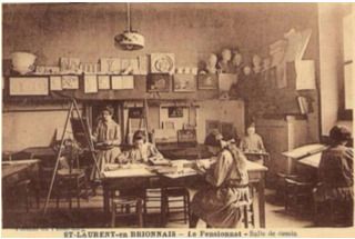 Exposition sur l’histoire du pensionnat de Saint-Laurent-en-Brionnais, Ancien pensionnat de Saint-Laurent-en-Brionnais, Saint-Laurent-en-Brionnais