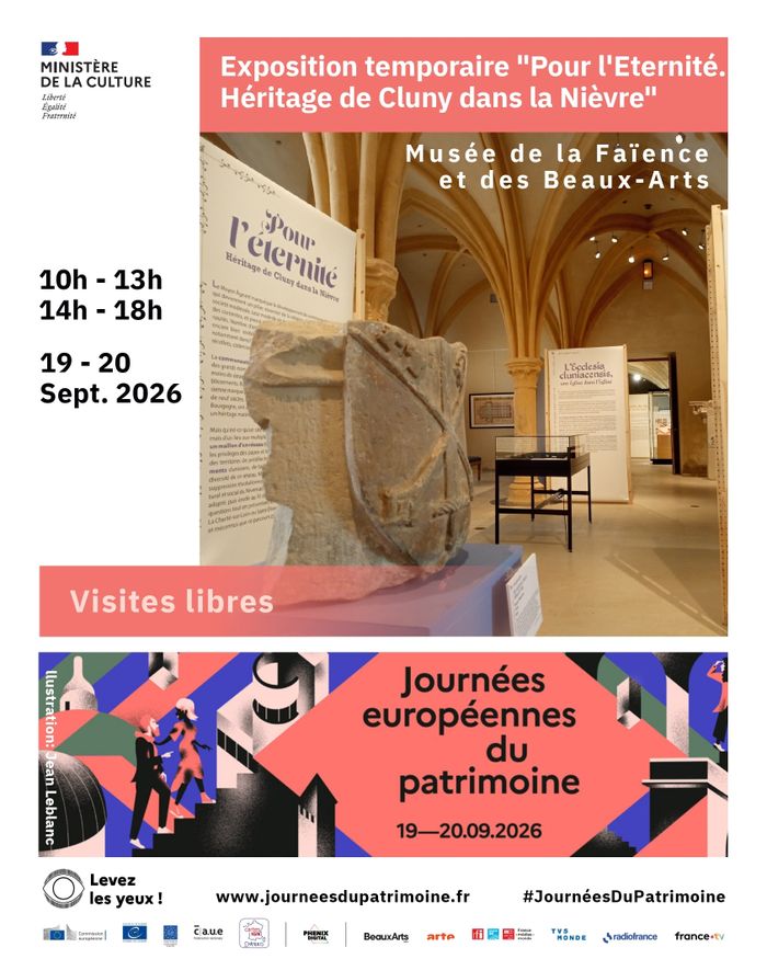 Exposition temporaire « Pour l’Éternité. Histoire de Cluny dans la Nièvre », Musée de la faïence et des beaux-arts, Nevers