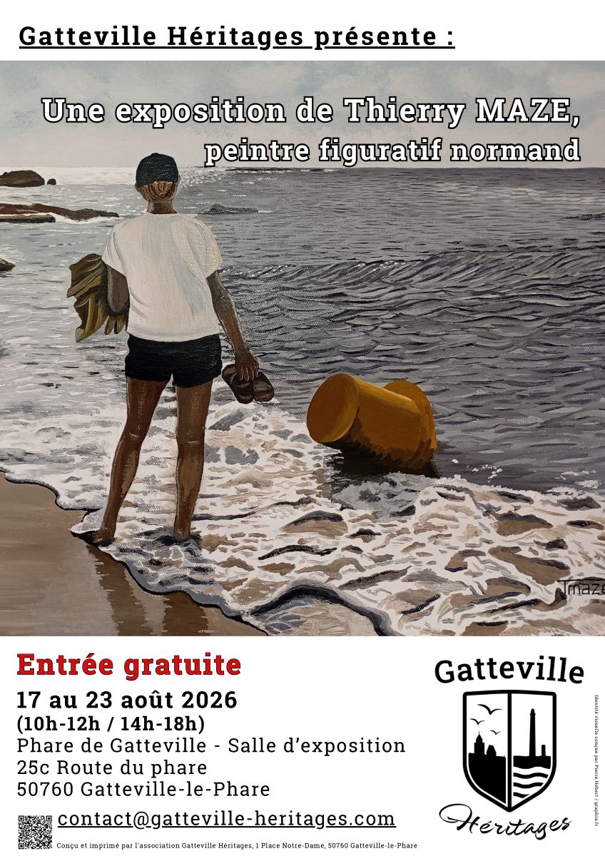 Exposition Thierry Maze au phare de Gatteville Phare de Gatteville salle d&rsquo;exposition Gatteville-le-Phare