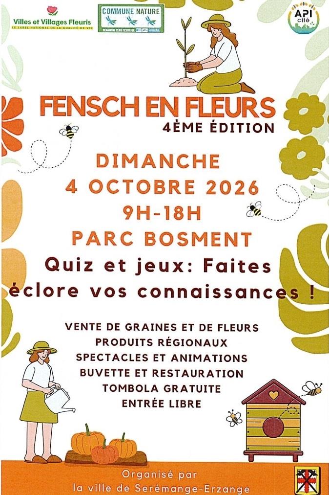 Fensch en Fleurs 4e édition Parc Bosment Serémange-Erzange