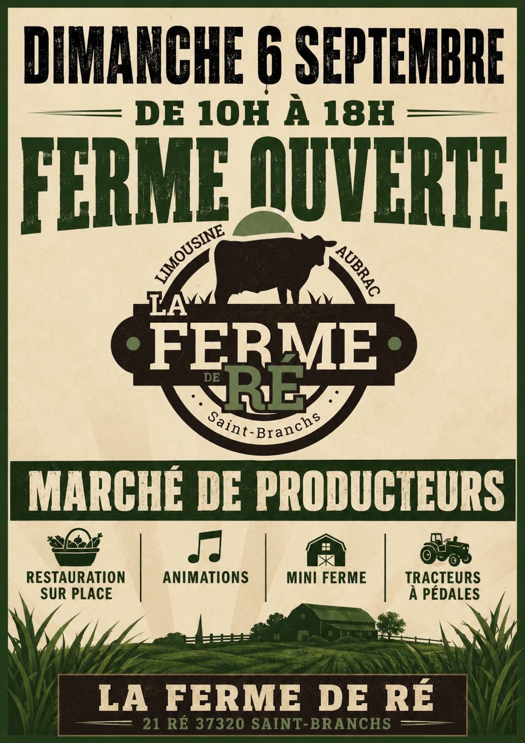 Ferme ouverte La Ferme de Ré Saint-Branchs