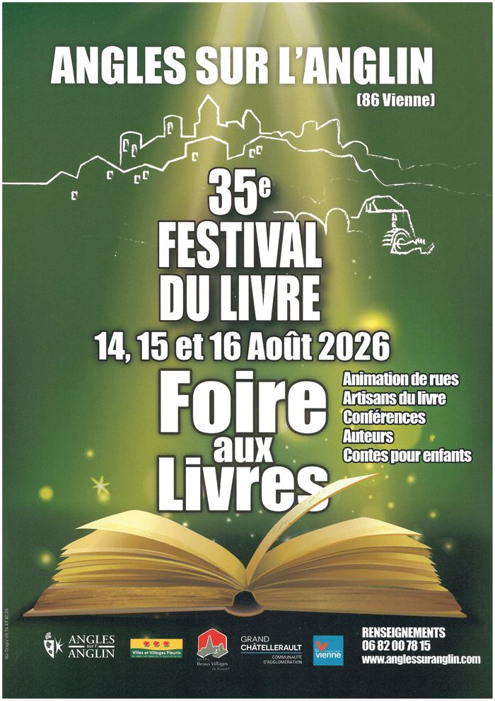 FESTIVAL DU LIVRE Rue du Champ de Foire Angles-sur-l’Anglin