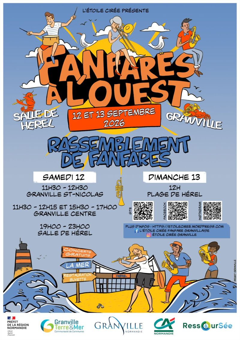 Festival Fanfares à L’Ouest 2e édition Granville