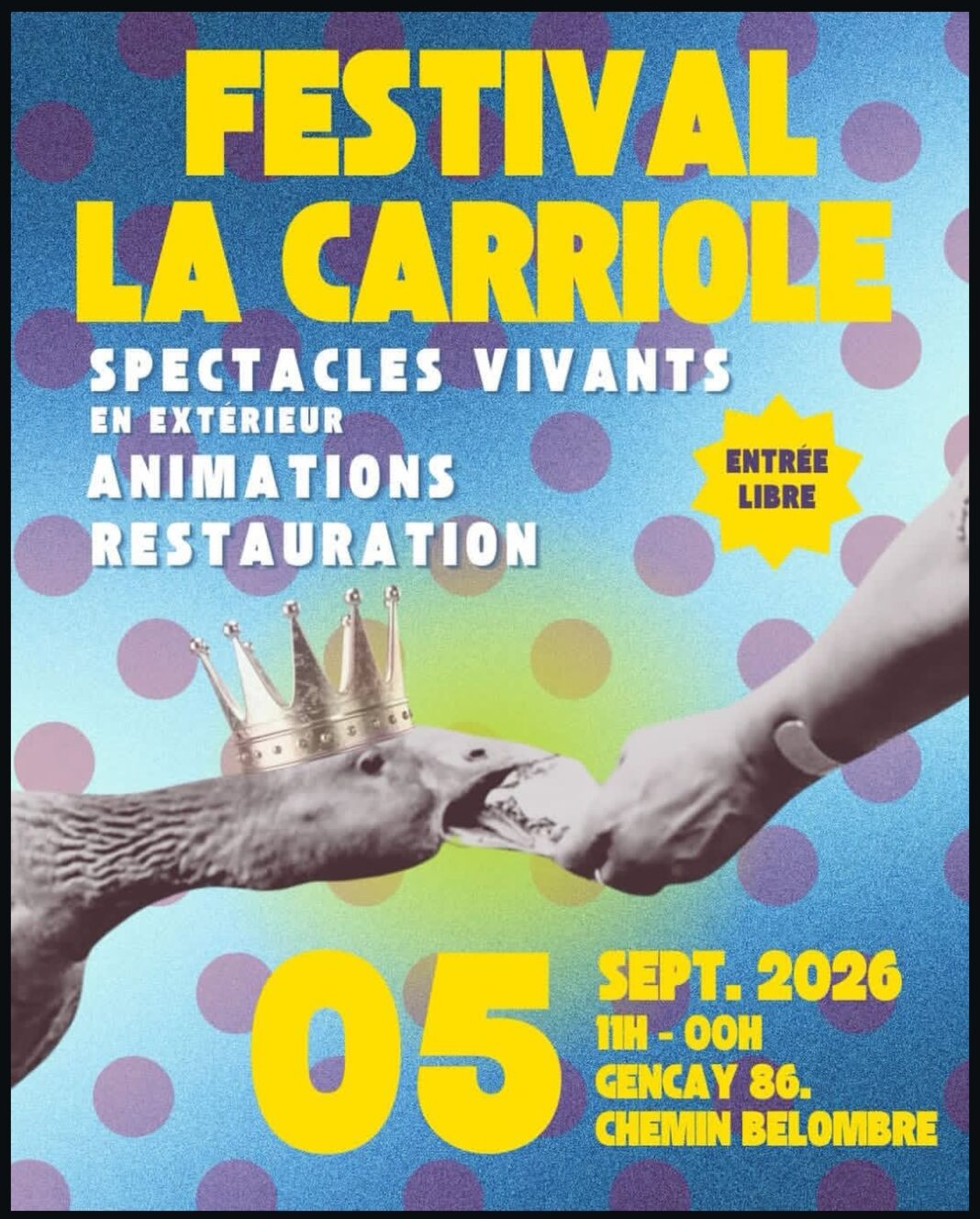 Festival La Carriole Maison Beausoleil Gençay