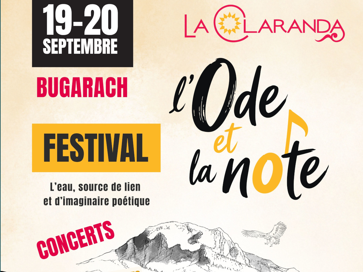 FESTIVAL L'ODE ET LA NOTE Bugarach 2026-09-19