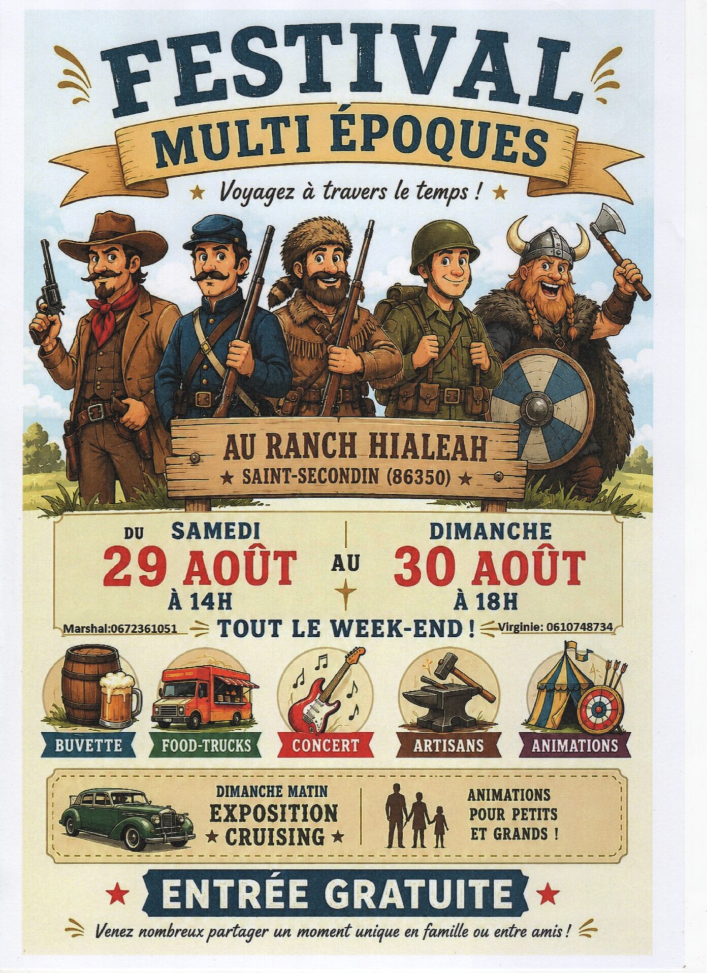 Festival multi époques Saint-Secondin