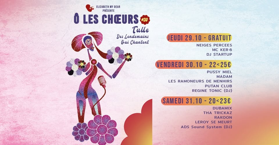 FESTIVAL Ô LES CHOEURS 2026 Salle de l’Auzelou Tulle