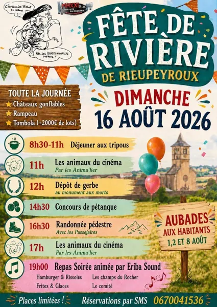 Fête à Rivière Rieupeyroux