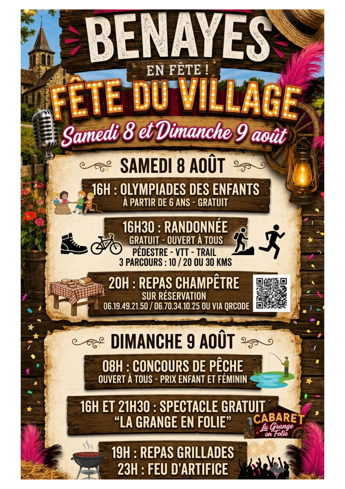 Fête annuelle de Benayes La bourg Benayes 2026-08-08