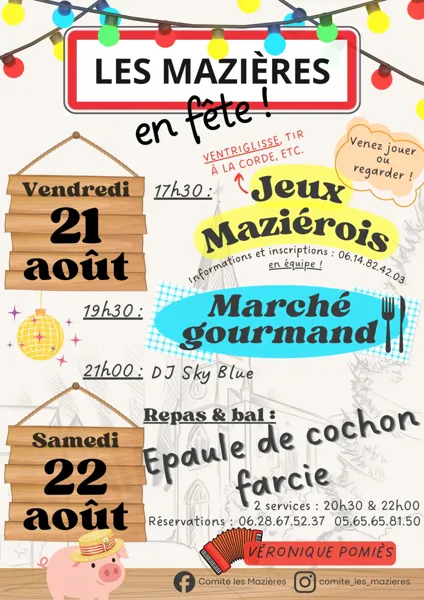 Fête aux Mazières Lunac