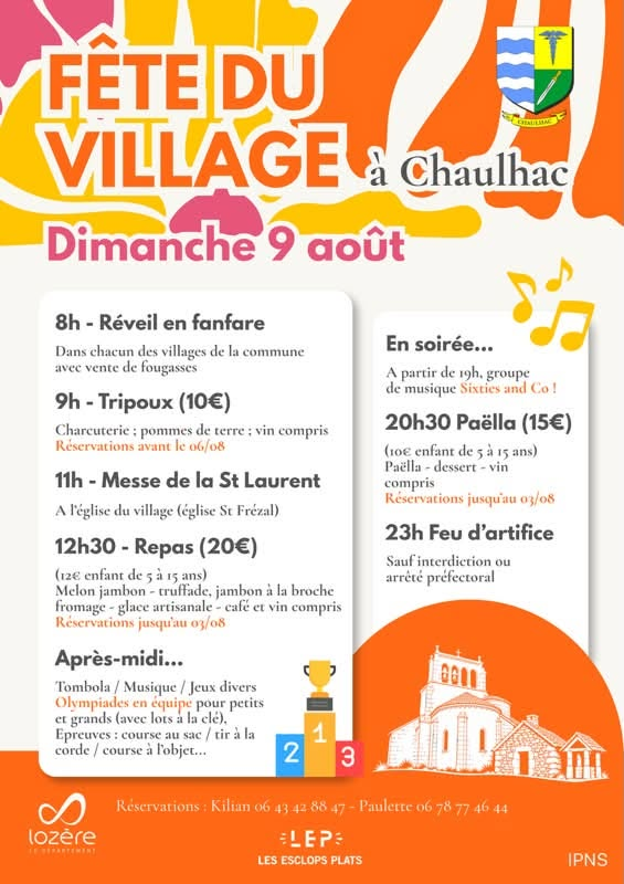 FÊTE DE CHAULHAC  Chaulhac