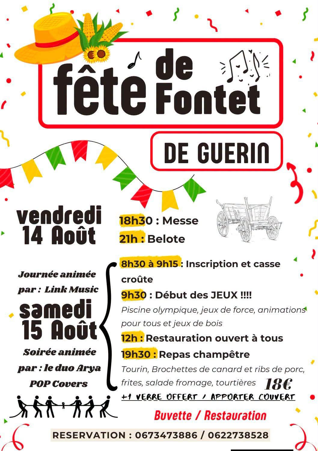 Fête de Fontet de Guérin Guérin