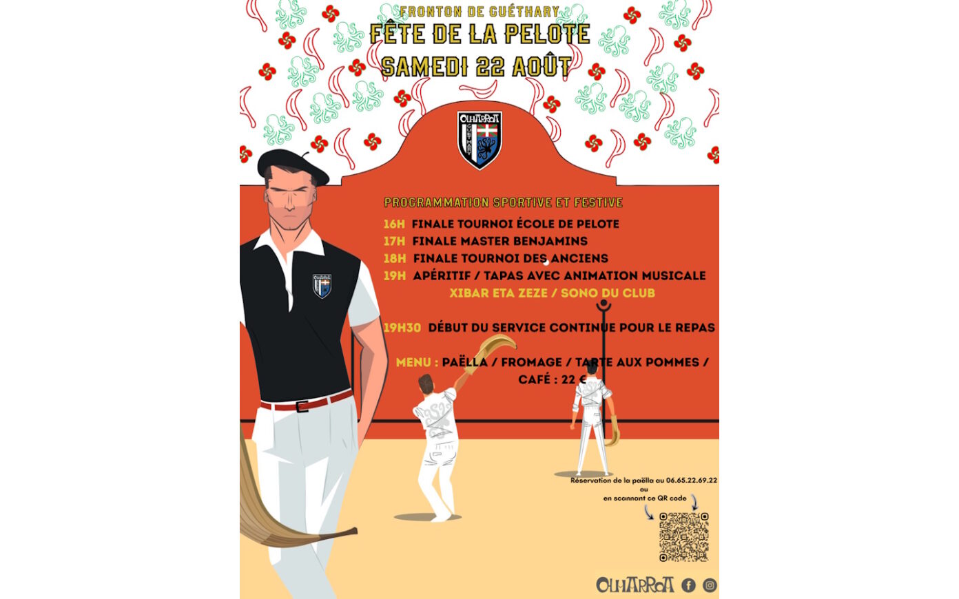 Fête de la pelote Fronton Guéthary