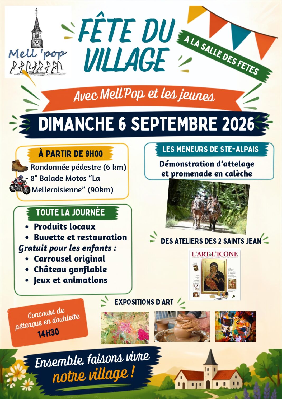 Fête de la Saint-Fiacre 2026  Melleroy