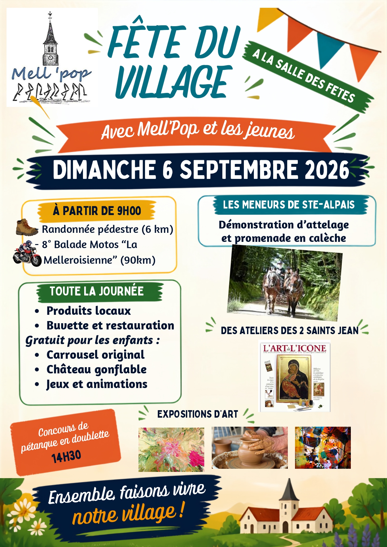 Fête de la Saint-Fiacre 2026  Melleroy 2026-09-06